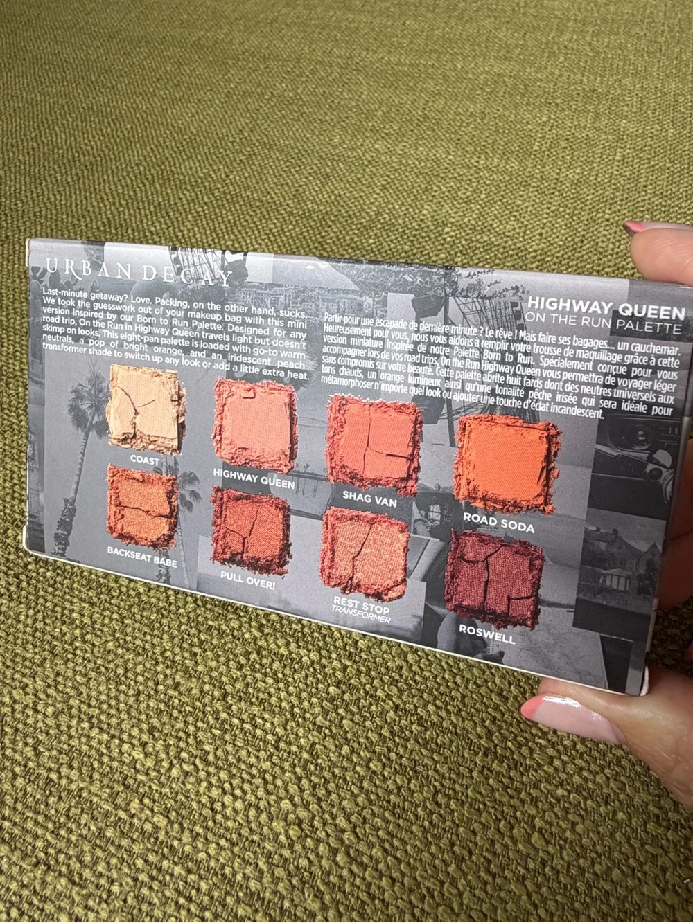 Urban Decay On The Run Eyeshadow Palette NEW